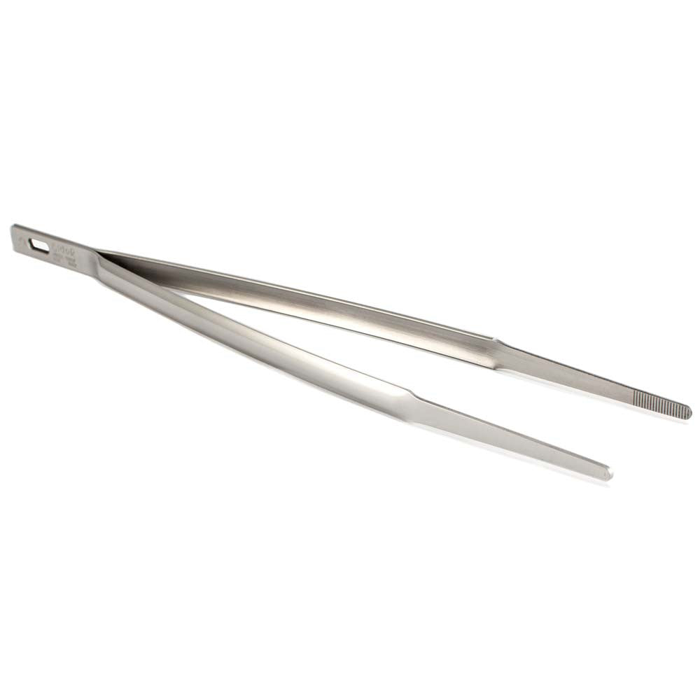 Kanda Chef Tongs Stainless Steel Special Sharp Plating Tweezers 8.25 (210mm) Stainless Steel