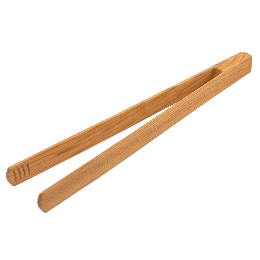 Cherry Wood Tongs 30cm