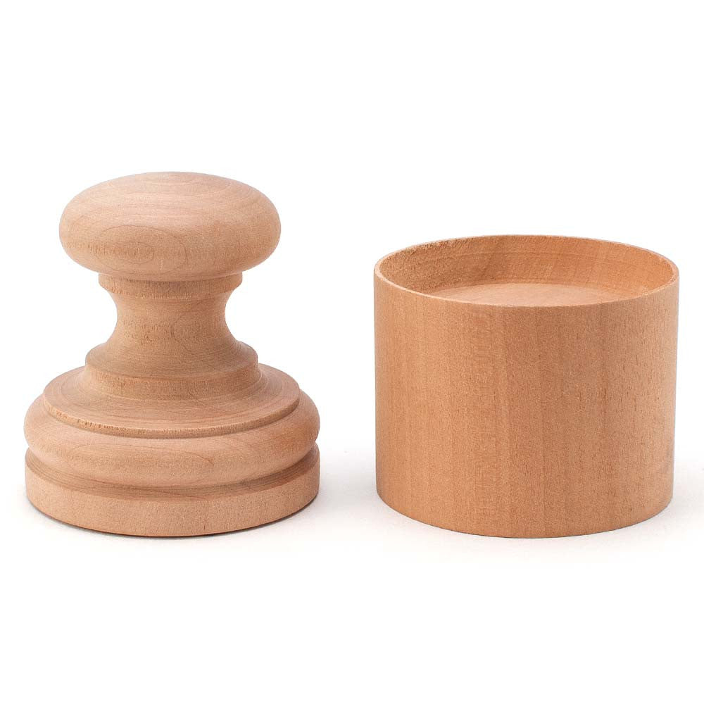 Pearwood 'Fiore' Flower Corzetti Stamp / Press Mould