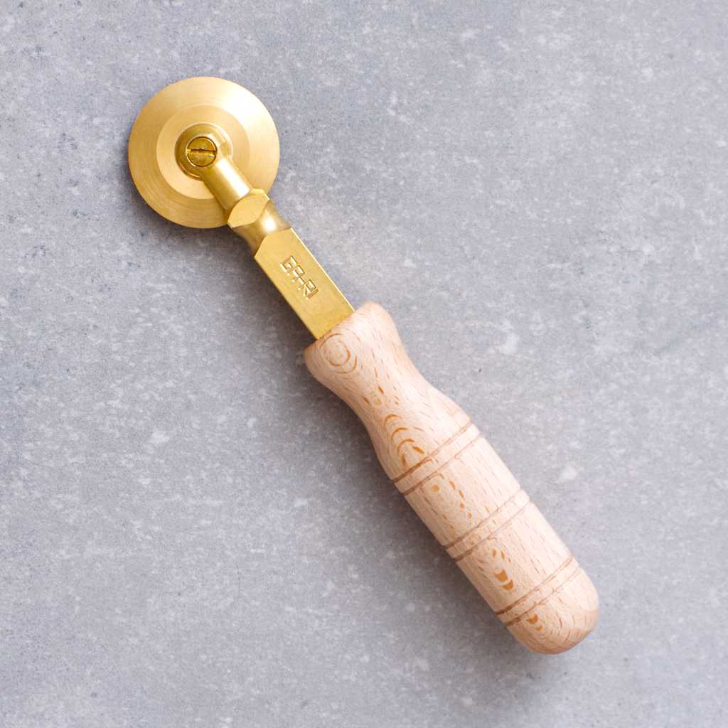Ga.Ri Professional Brass Straight Edge Pasta Ravioli Cutter Wheel ...