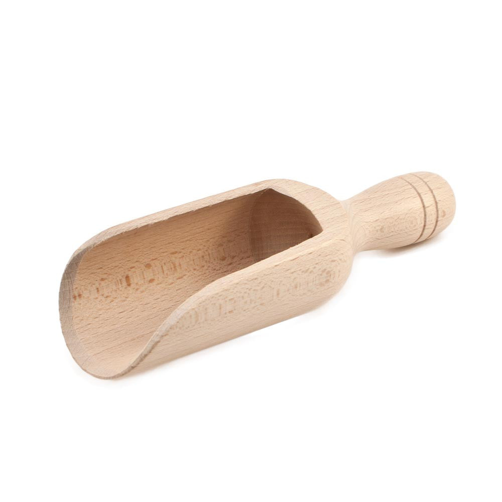 Large Wooden Scoop 80ml Length 16.5cm