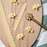 No.4 Sardinian Pasta & Pastry Brass Wheel Cutter