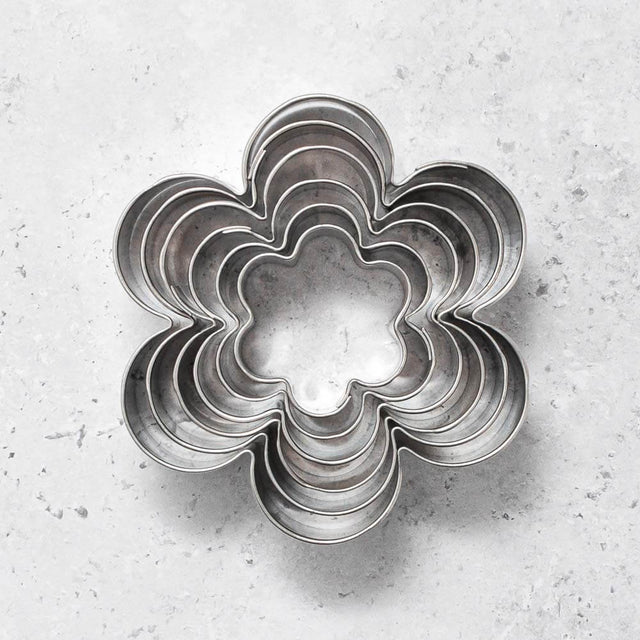 Set of Six Flower Cookie Cutters