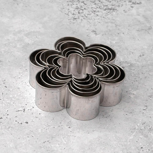 Set of Six Flower Cookie Cutters