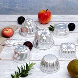 Mini Aluminium Round Festooned Pudding / Jelly Mould 7cm