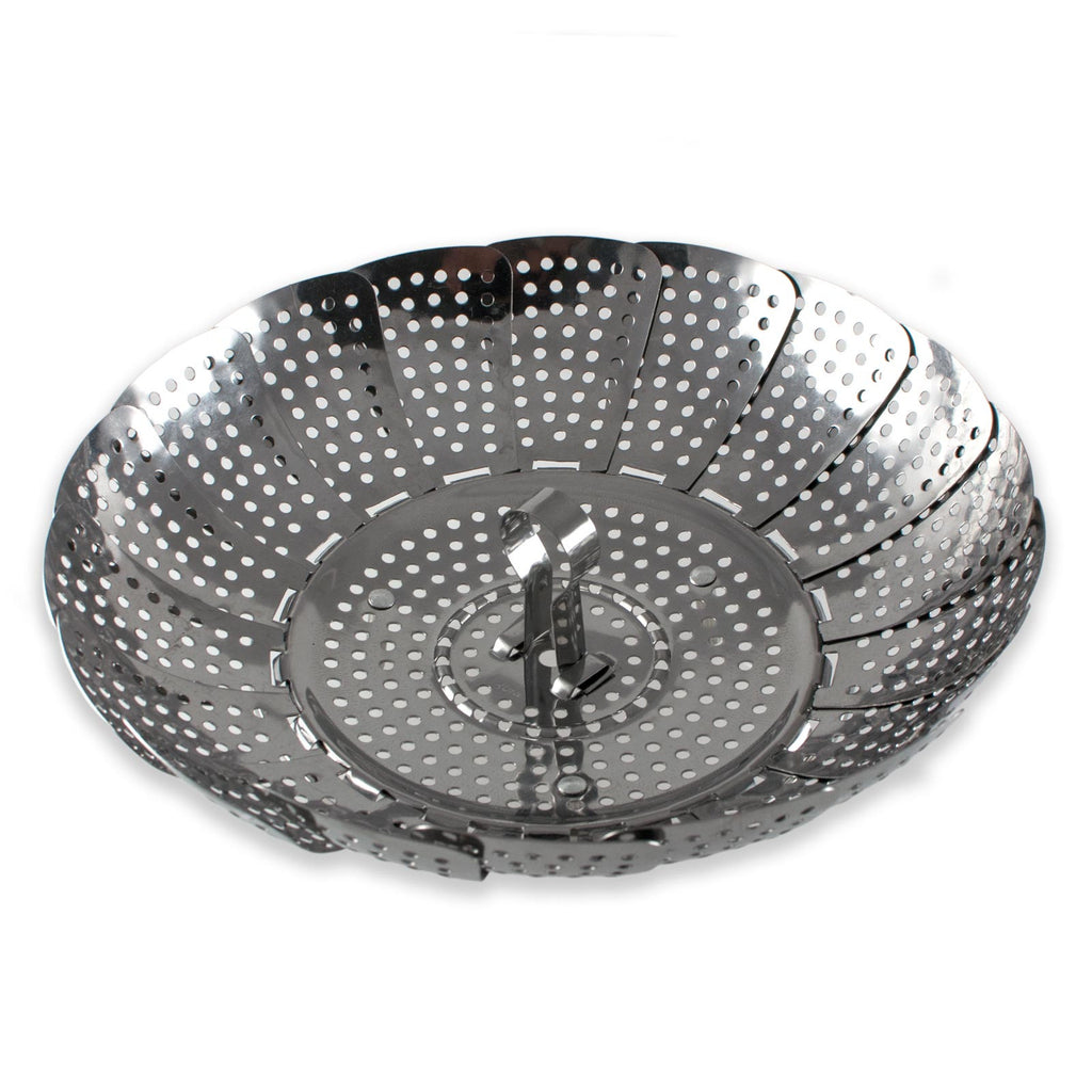 Stainless Steel Vegetable Steamer Folding Basket 22cm