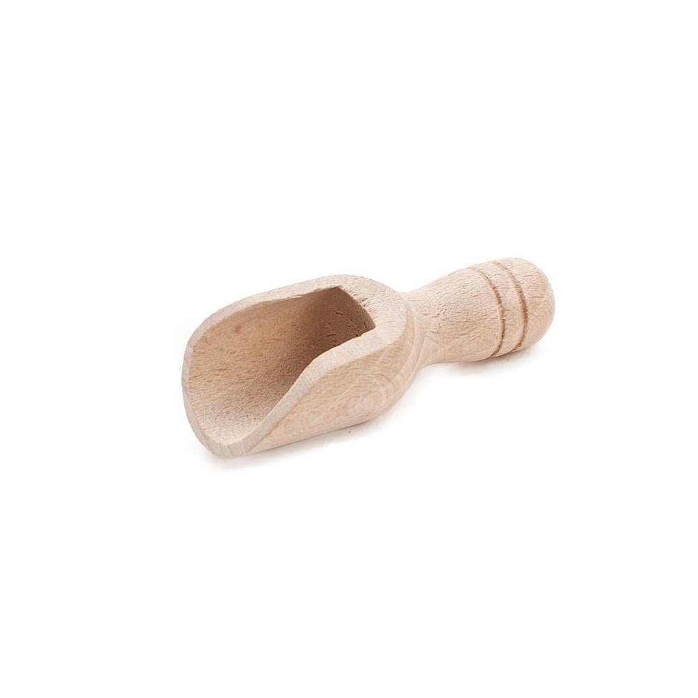 Very Small Wooden Scoop 6.5ml Length 7cm