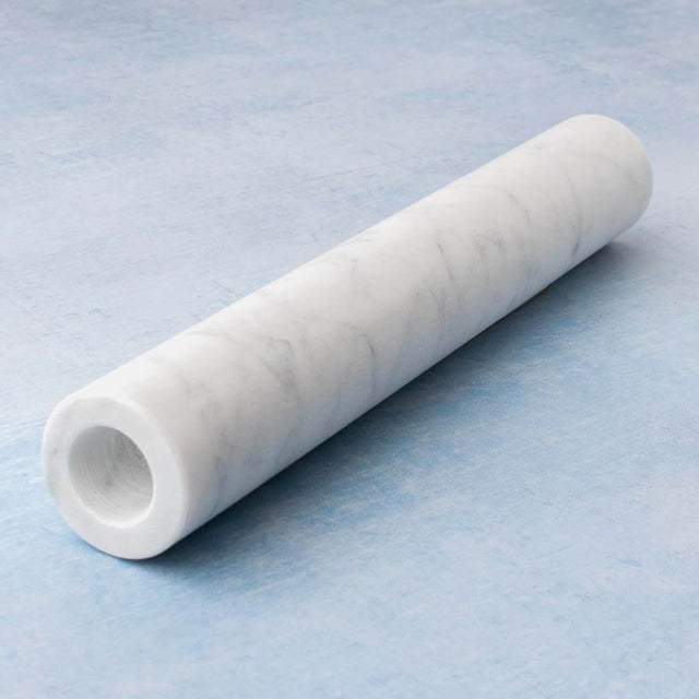 White Carrara Marble Rolling Pin 30cm