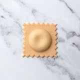 Wooden Single Ravioli 'Donut' Pasta Mould with tamper