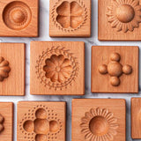 Wooden Single Ravioli 'Donut' Pasta Mould with tamper
