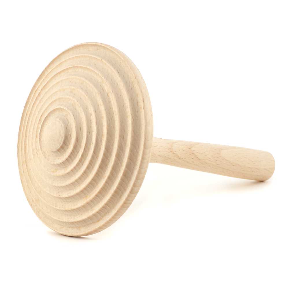 Wooden vegetable masher